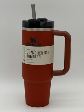 Flowstate Quencher 30oz Stanley Tumbler Rust Red